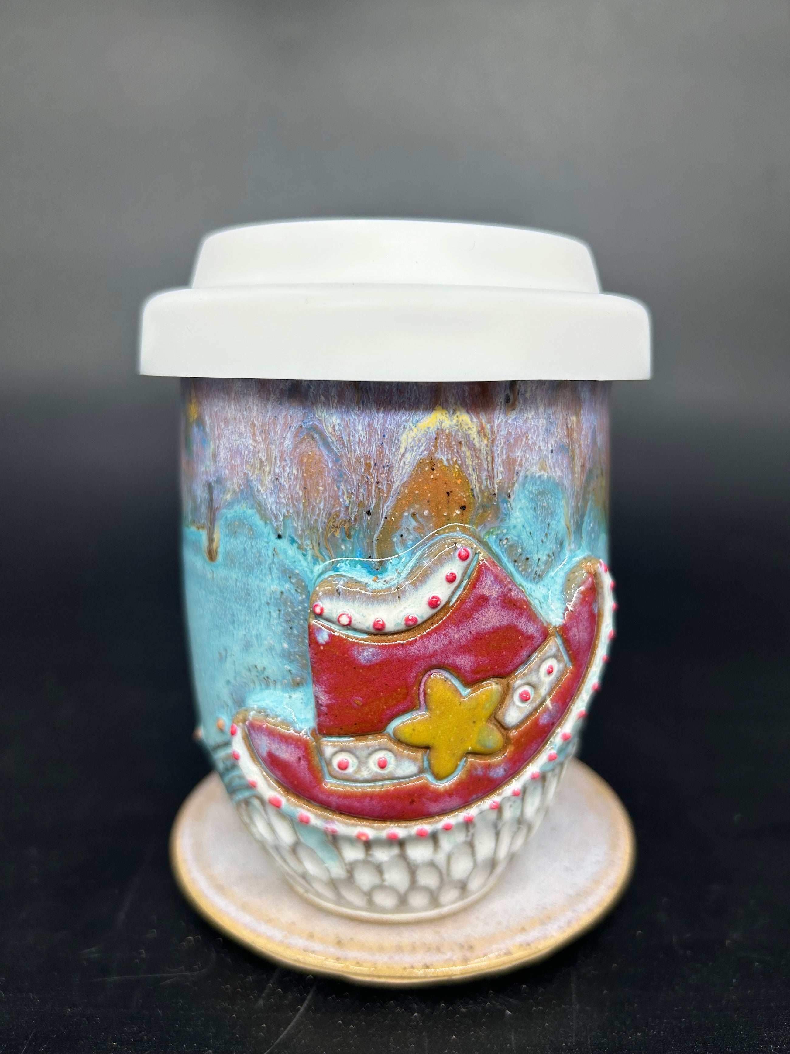 MEDIUM - Cowboy Hat Keep Cup 007