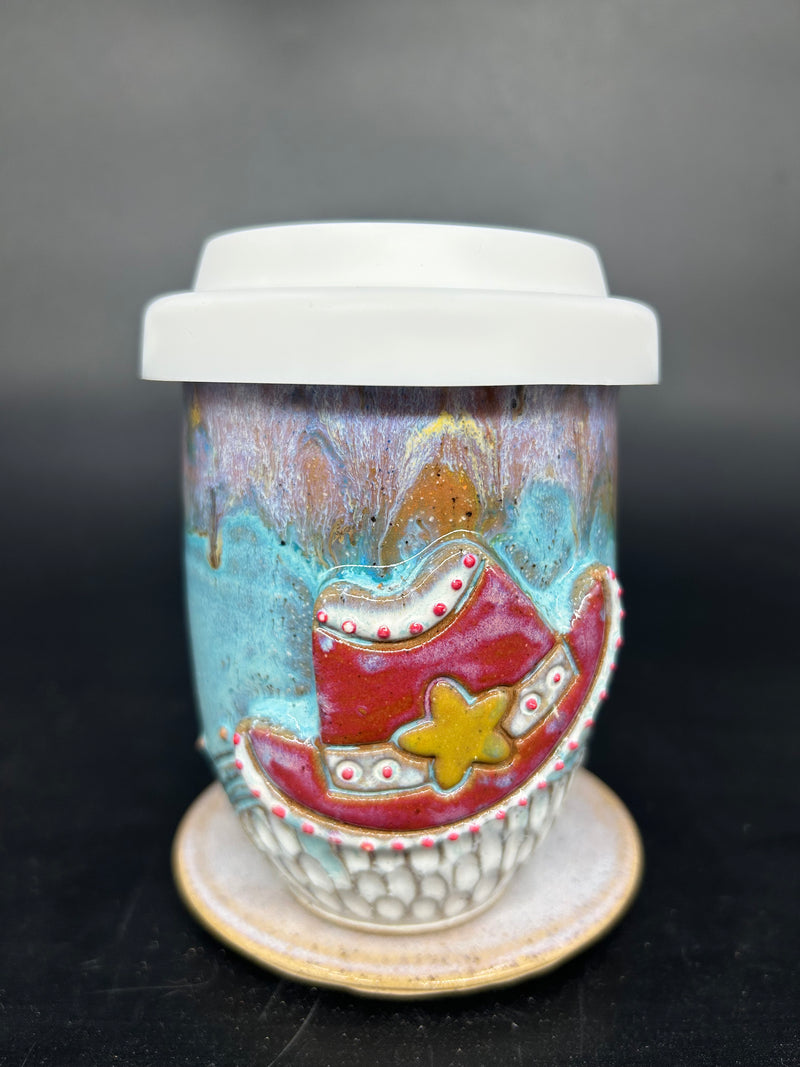 MEDIUM - Cowboy Hat Keep Cup 007
