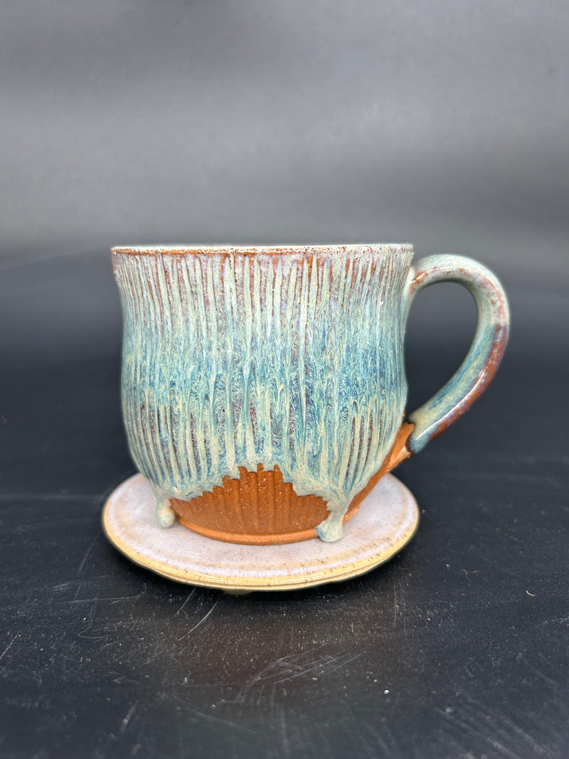 SMALL Coconut drippy mug 16
