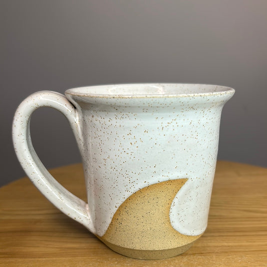 White Speckle Wave Mug