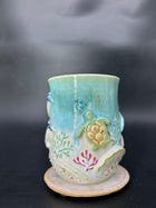 LARGE WRAP AROUND whale / whaleshark / turtle mug 18