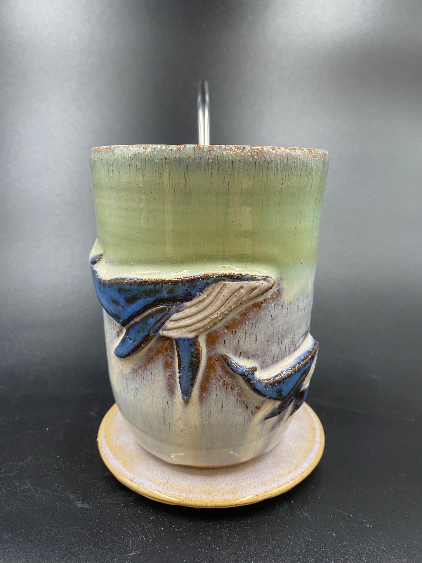 MEDIUM Whale Straw Tumbler 16