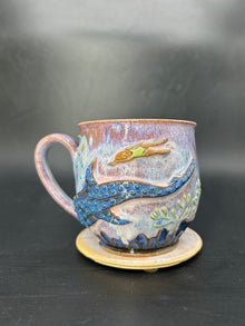 MEDIUM whale shark / swimmer mug 11