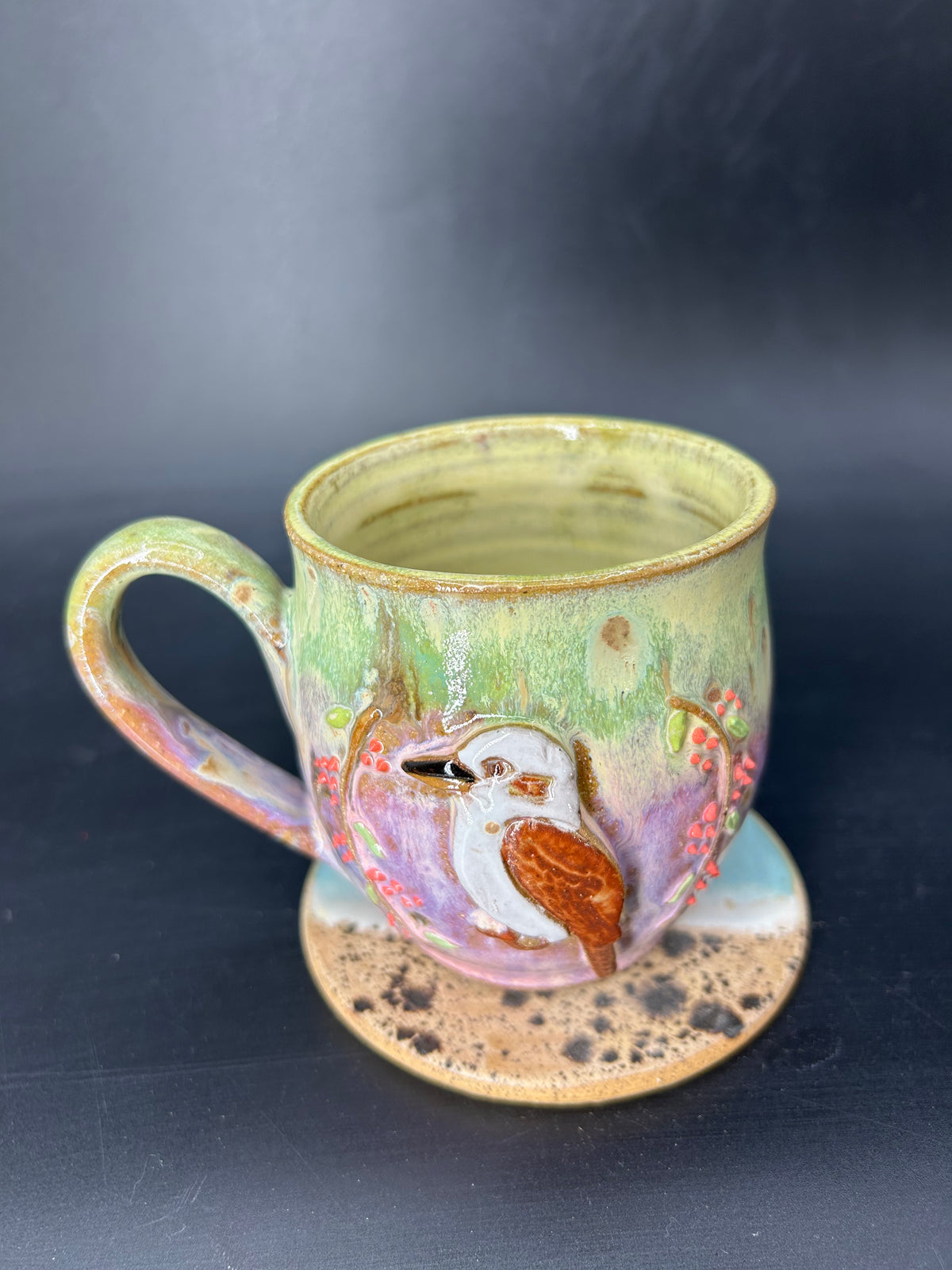 MEDIUM Australia kookaburra mug 8