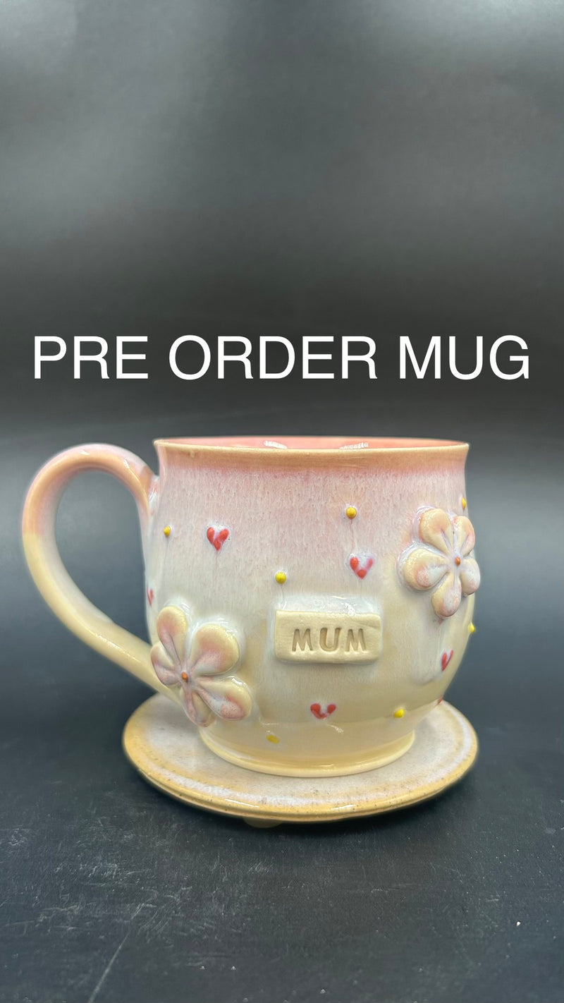 PRE ORDER FLOWER MUM MUG - MADE TO ORDER