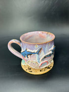 MEDIUM whale shark / hammer head mug 7