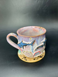 MEDIUM whale shark / hammer head mug 7