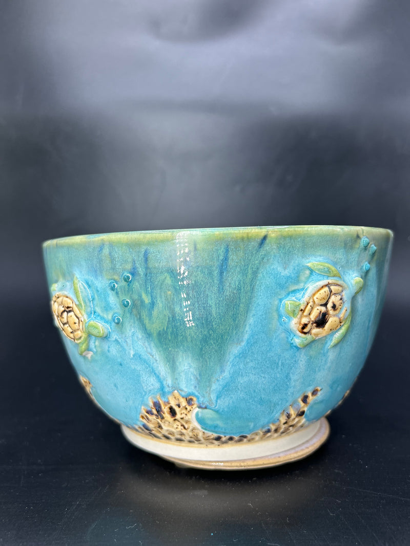 WRAP AROUND turtle wave SALAD BOWL