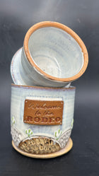 NEW - WRAP AROUND country cowboy cactus BUTTER BELL