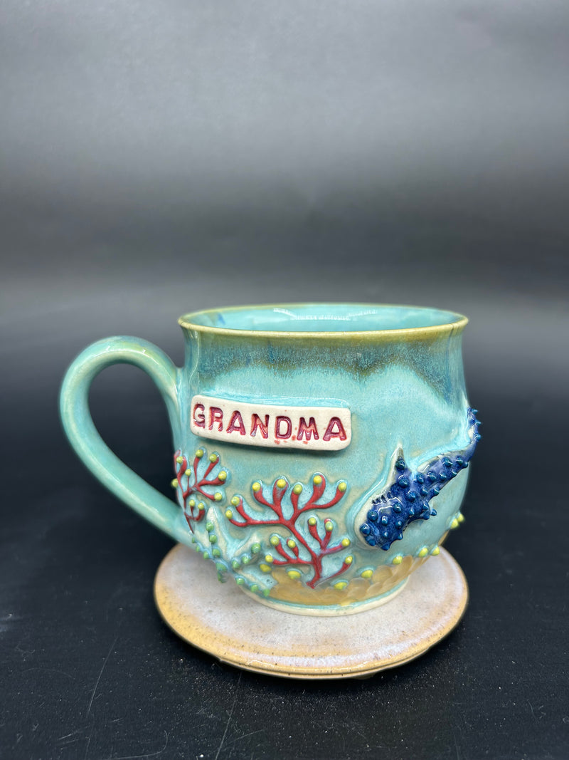 MEDIUM whale shark mug 8 - GRANDMA