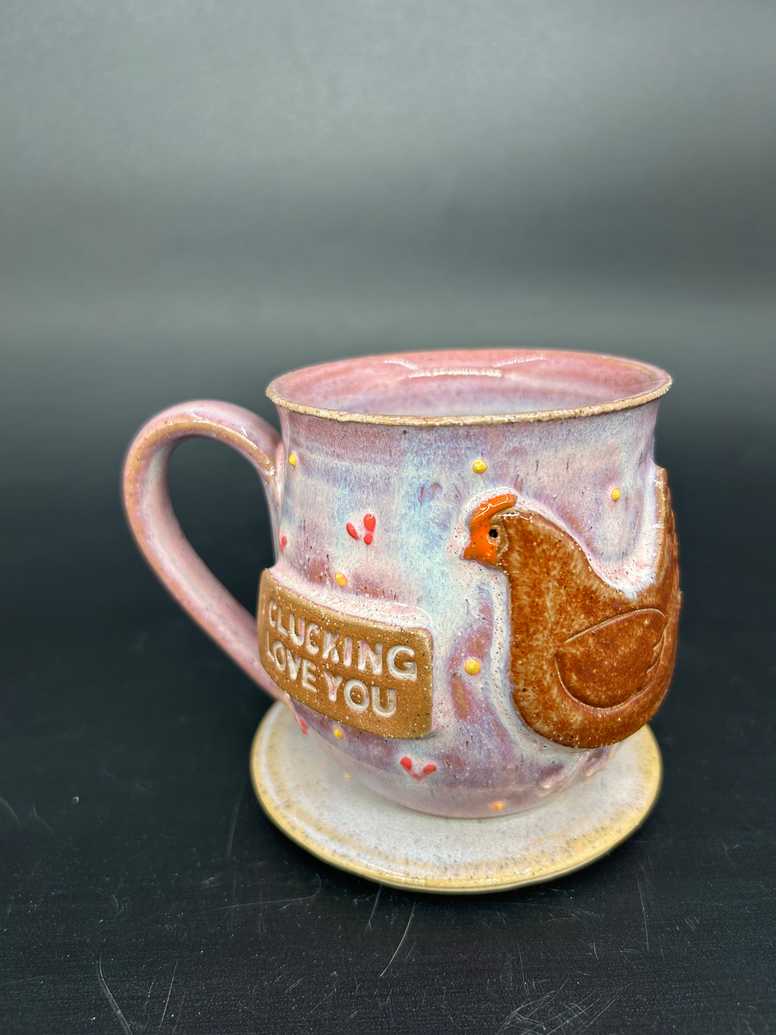PRE ORDER - PRE ORDER Chicken Mug - CLUCKING LOVE YOU