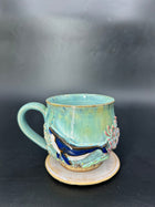MEDIUM WRAP AROUND whale mug 22