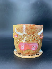 Highland cow CANISTER - no lid