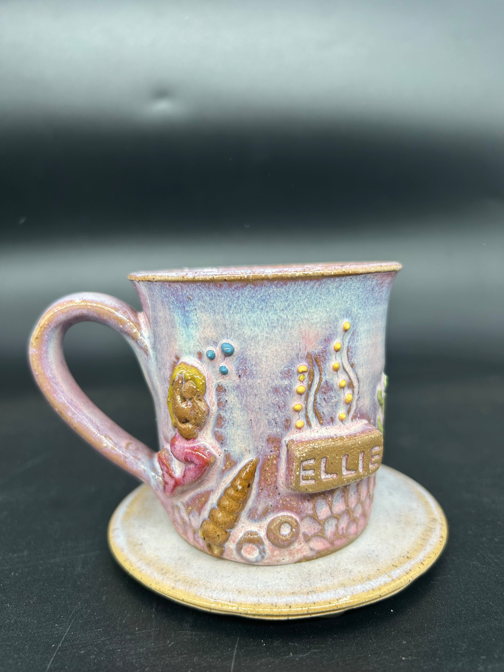 PRE ORDER KIDS - STAMPED Ocean Coral Mug