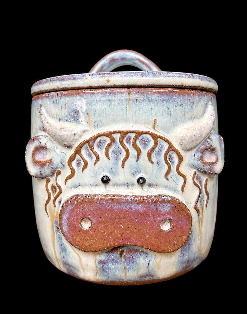 NEW - highland cow BUTTER BELL