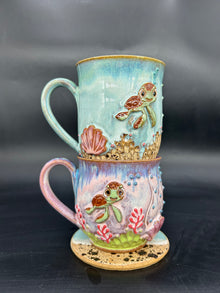 PRE ORDER - Turtle Coral Mug MADE TO ORDER